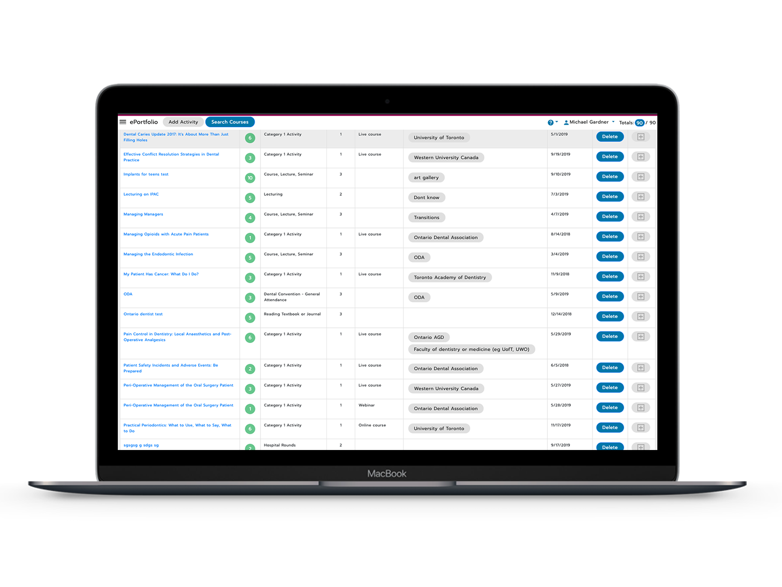 RCDSO ePortfolio